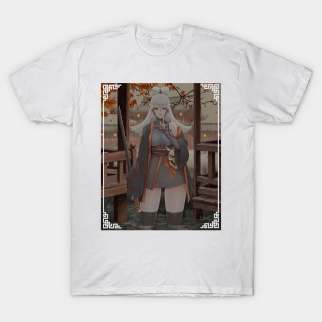 Village girl - Lake T-Shirt by Kumanz